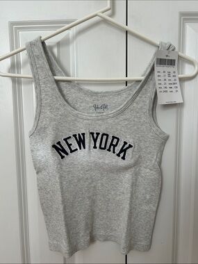 Brandy Melville Ribbed New York Tank - NWT